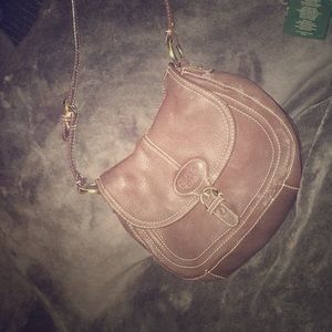 Chap brown Ralph Lauren small leather purse